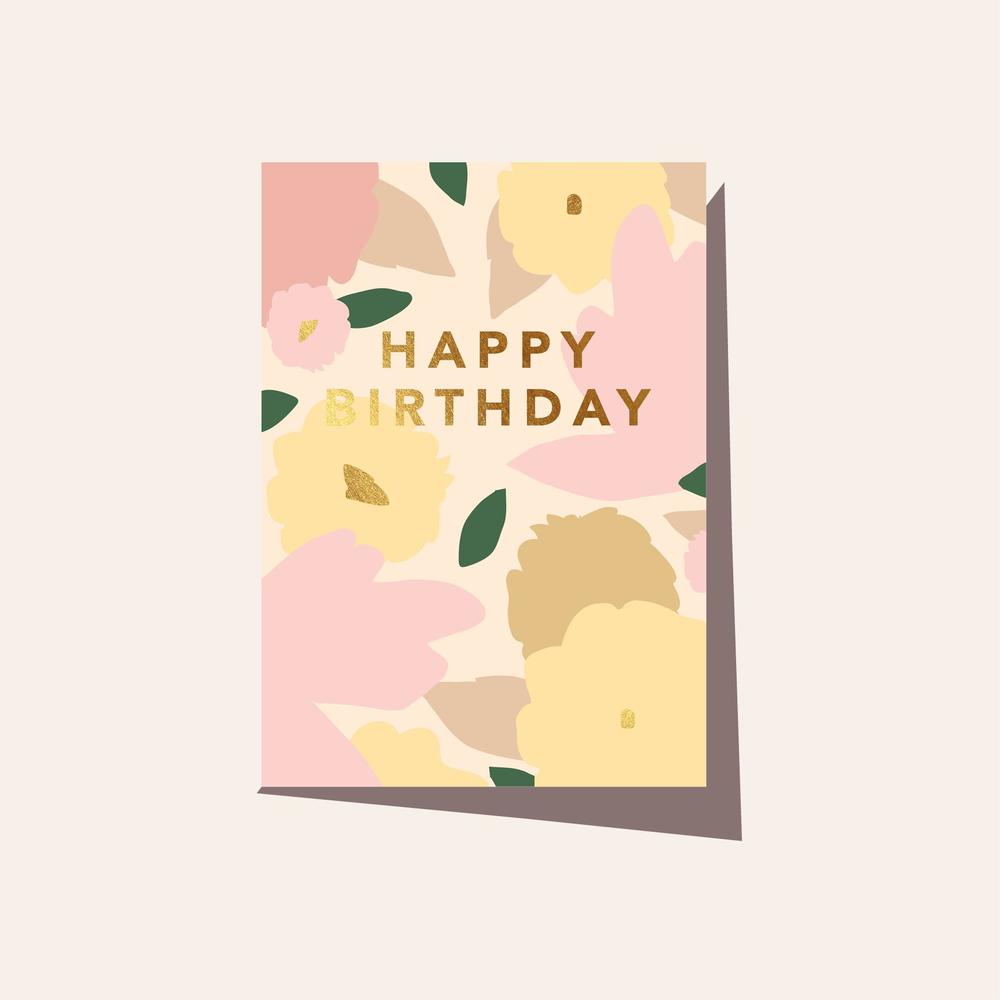 ELM Paper - Card - Birthday - Garden Lemon