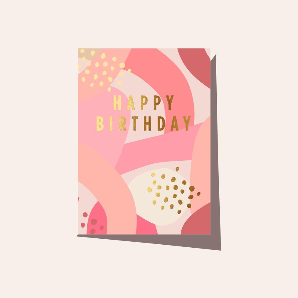 ELM Paper - Card - Birthday - Modern Birthday Clay