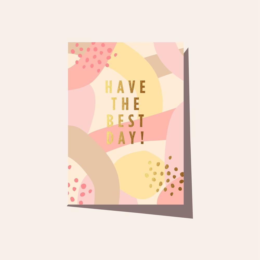 ELM Paper - Card - Birthday - Have The Best Day