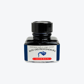 Herbin - Fountain Pen Ink - 30ml - Bleu Des Profondeurs