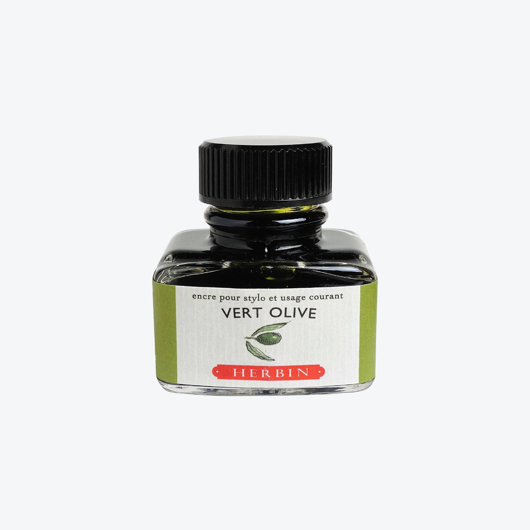 Herbin - Fountain Pen Ink - 30ml - Vert Olive