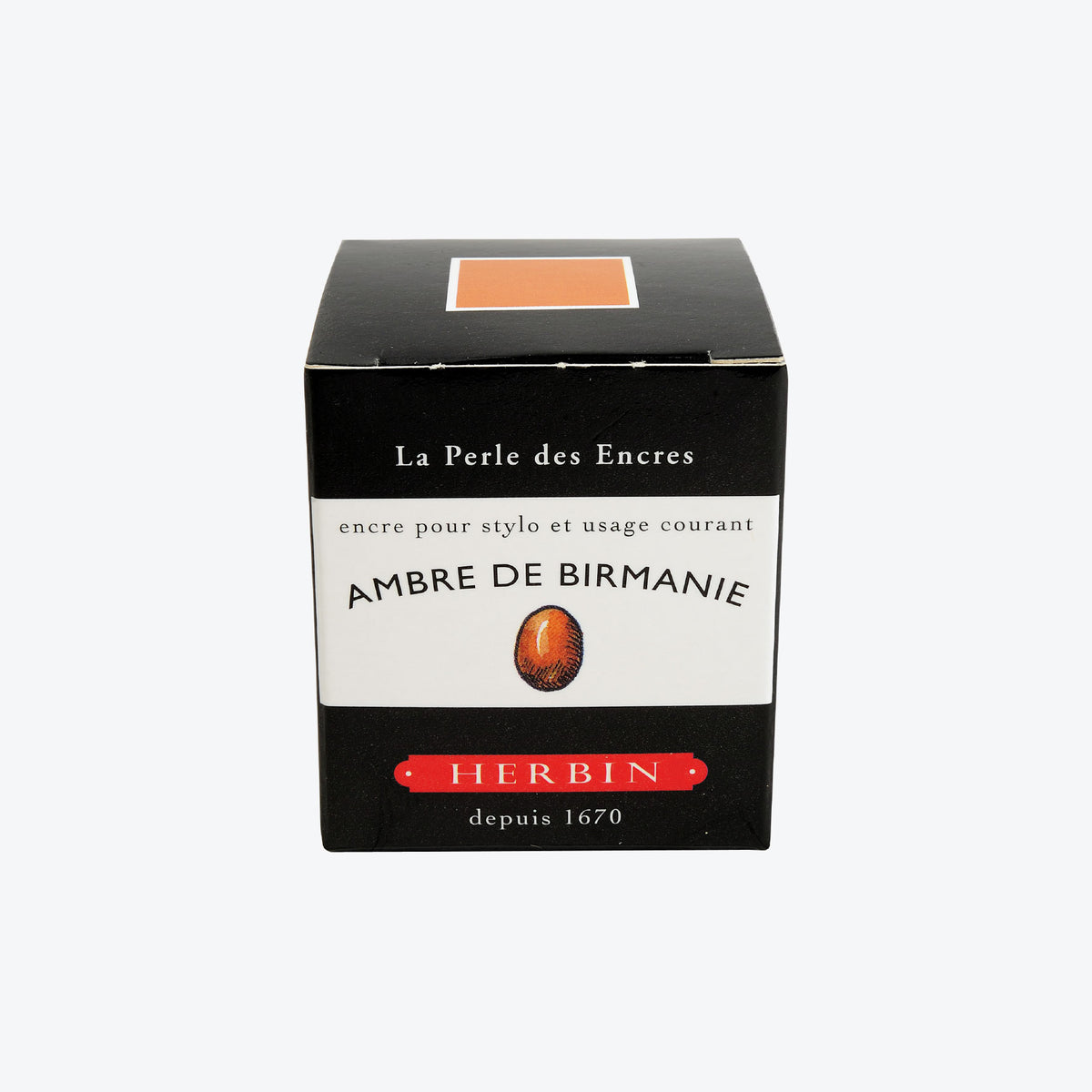 Herbin - Fountain Pen Ink - 30ml - Ambre de Birmanie