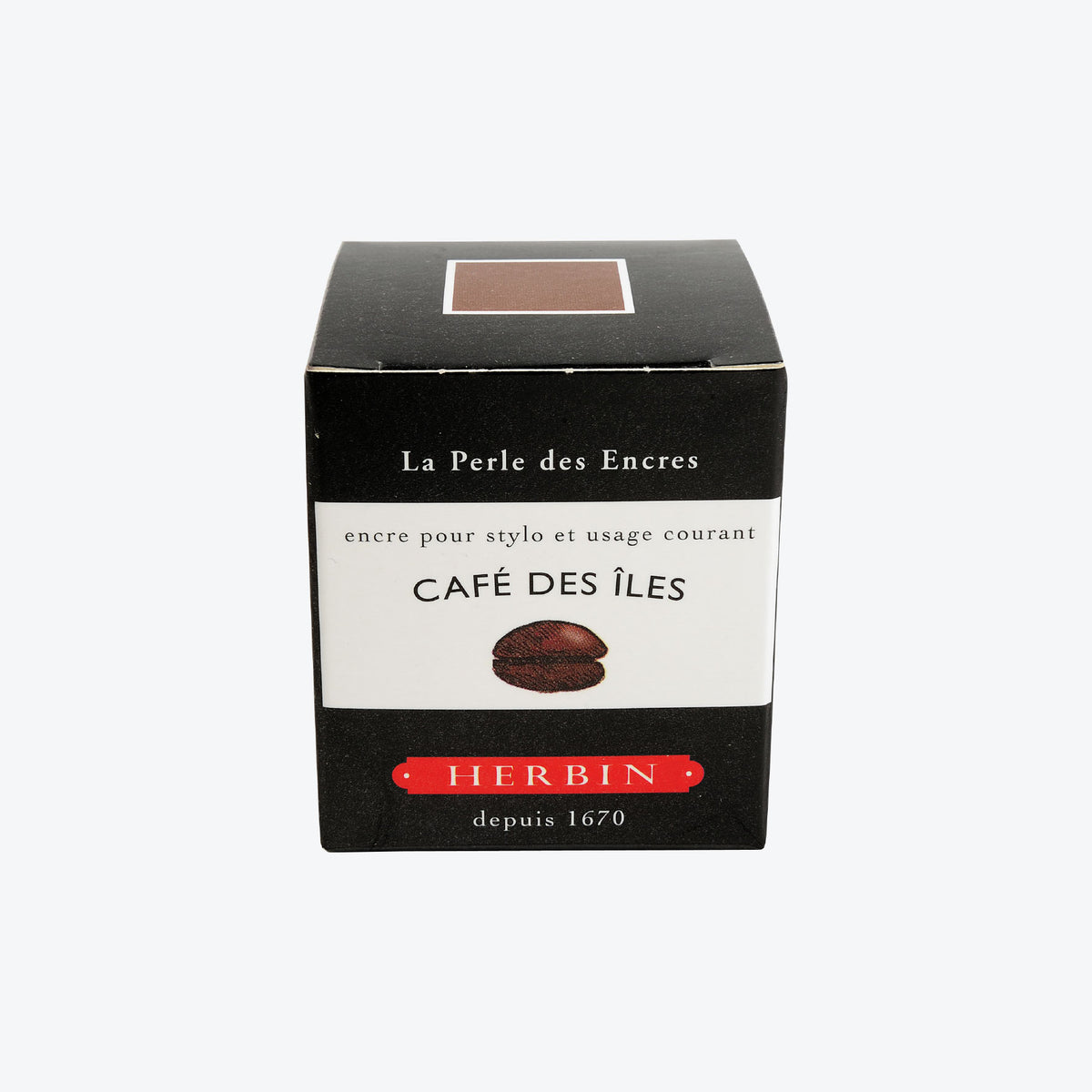 Herbin - Fountain Pen Ink - 30ml - Café des Iles