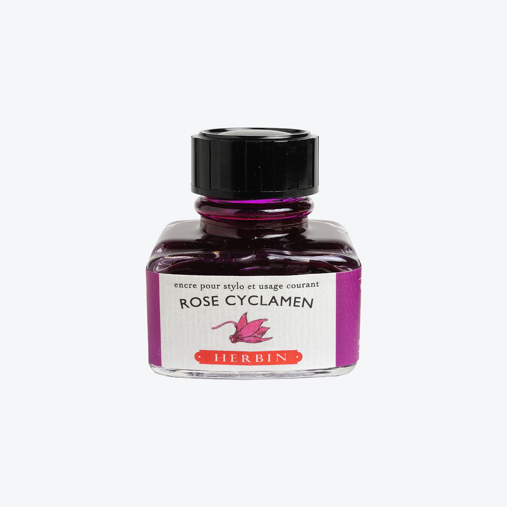 Herbin - Fountain Pen Ink - 30ml - Rose Cyclamen
