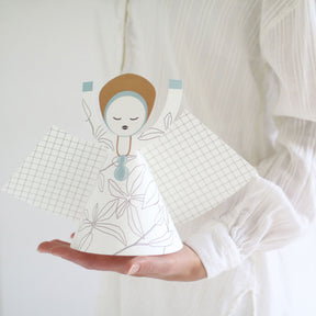 Jurianne Matter - Ornament - Angel - Large - Leaves