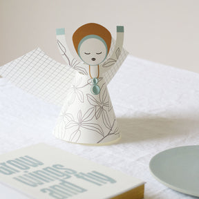 Jurianne Matter - Ornament - Angel - Large - Leaves