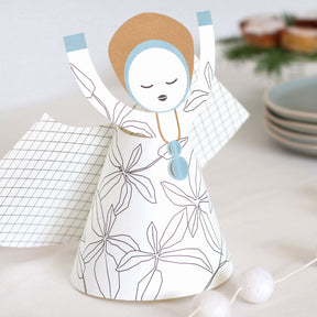 Jurianne Matter - Ornament - Angel - Large - Leaves