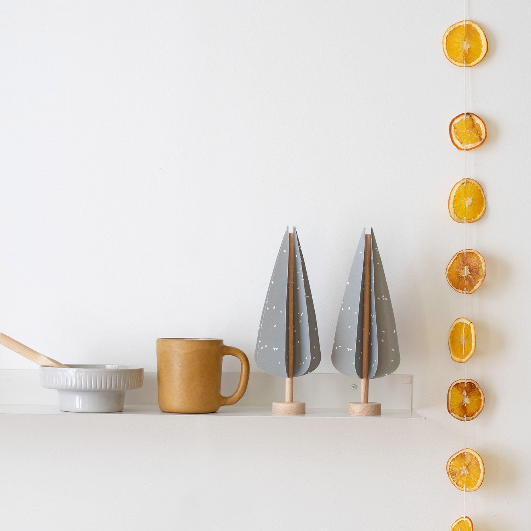 Jurianne Matter - Ornament - Tree - Cypress - Grey