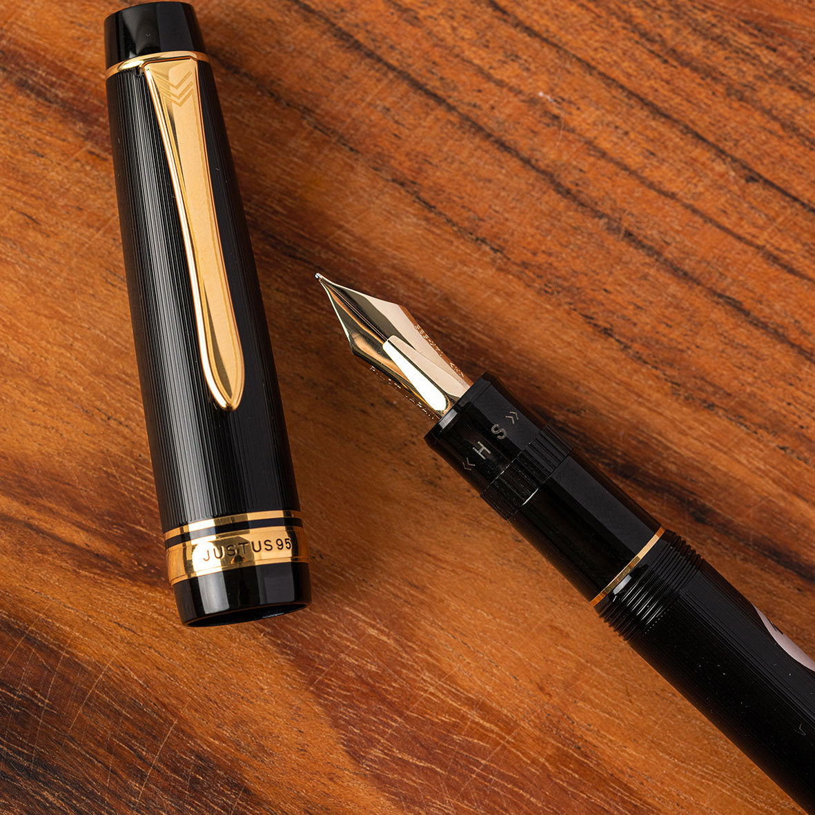 Pilot | Justus 95 Fountain Pen Black - Bookbinders Design