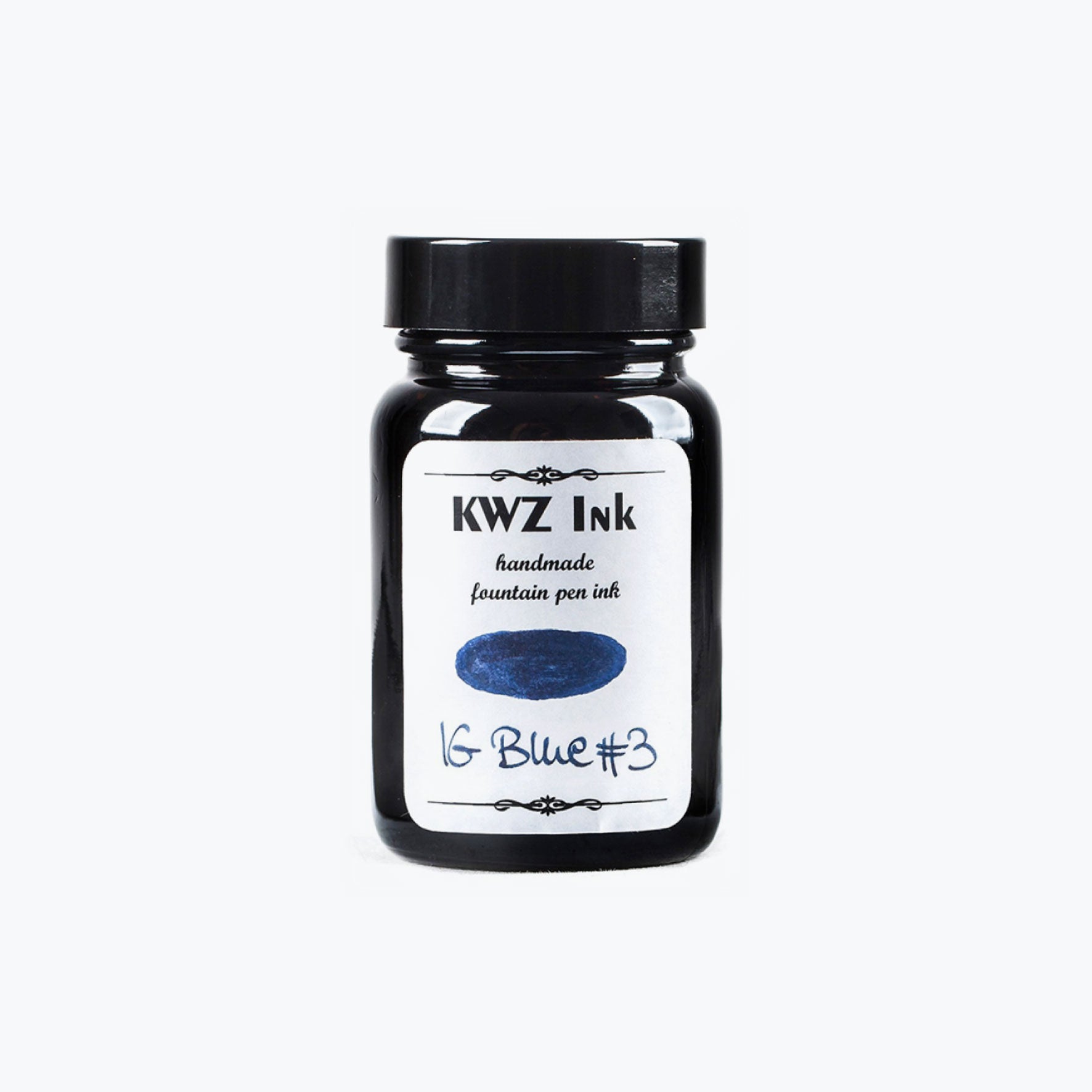 KWZ - Fountain Pen Ink - Iron Gall - IG Blue #3