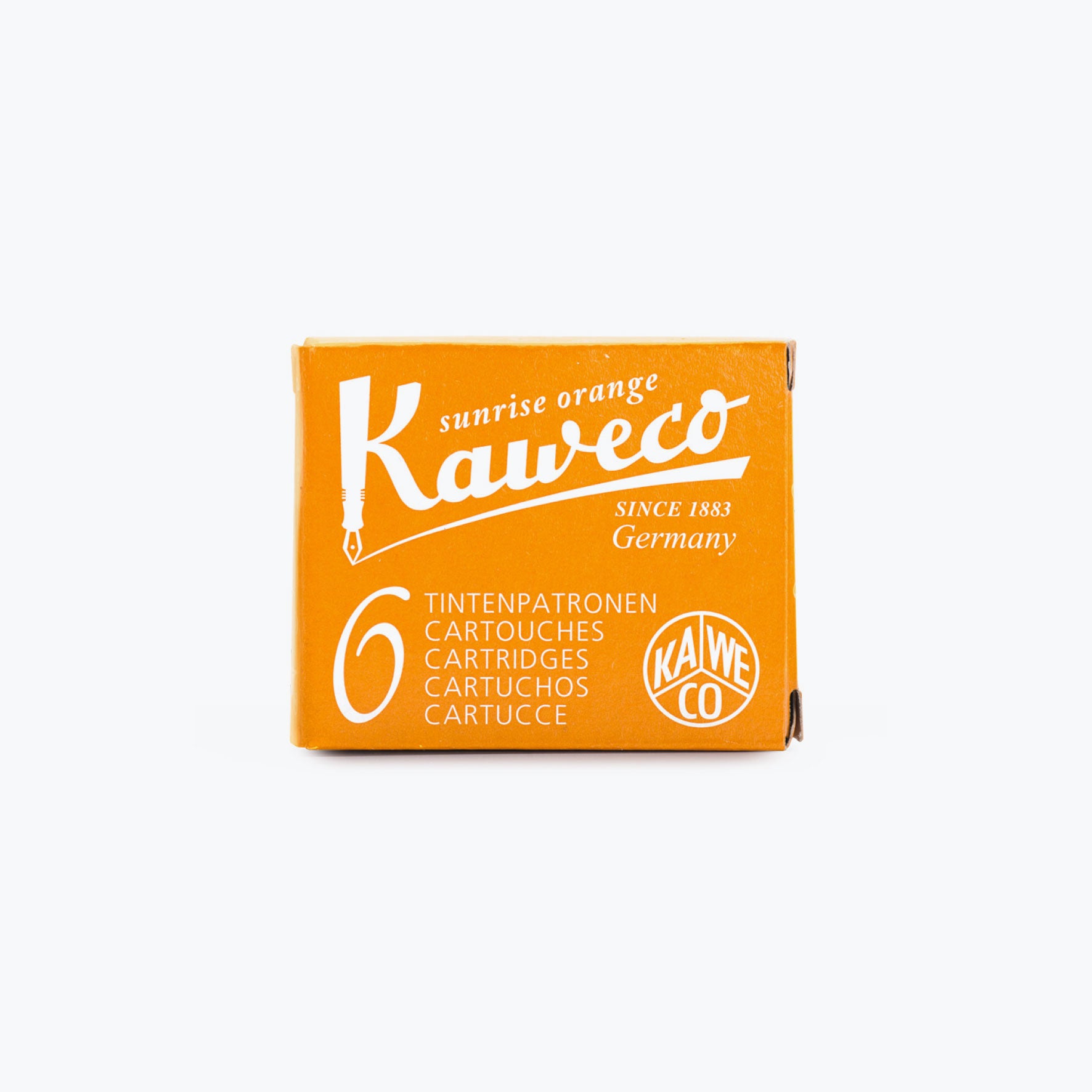 Kaweco - Fountain Pen Ink - Cartridges - Sunrise Orange