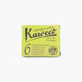 Kaweco - Fountain Pen Ink - Cartridges - Glowing Yellow