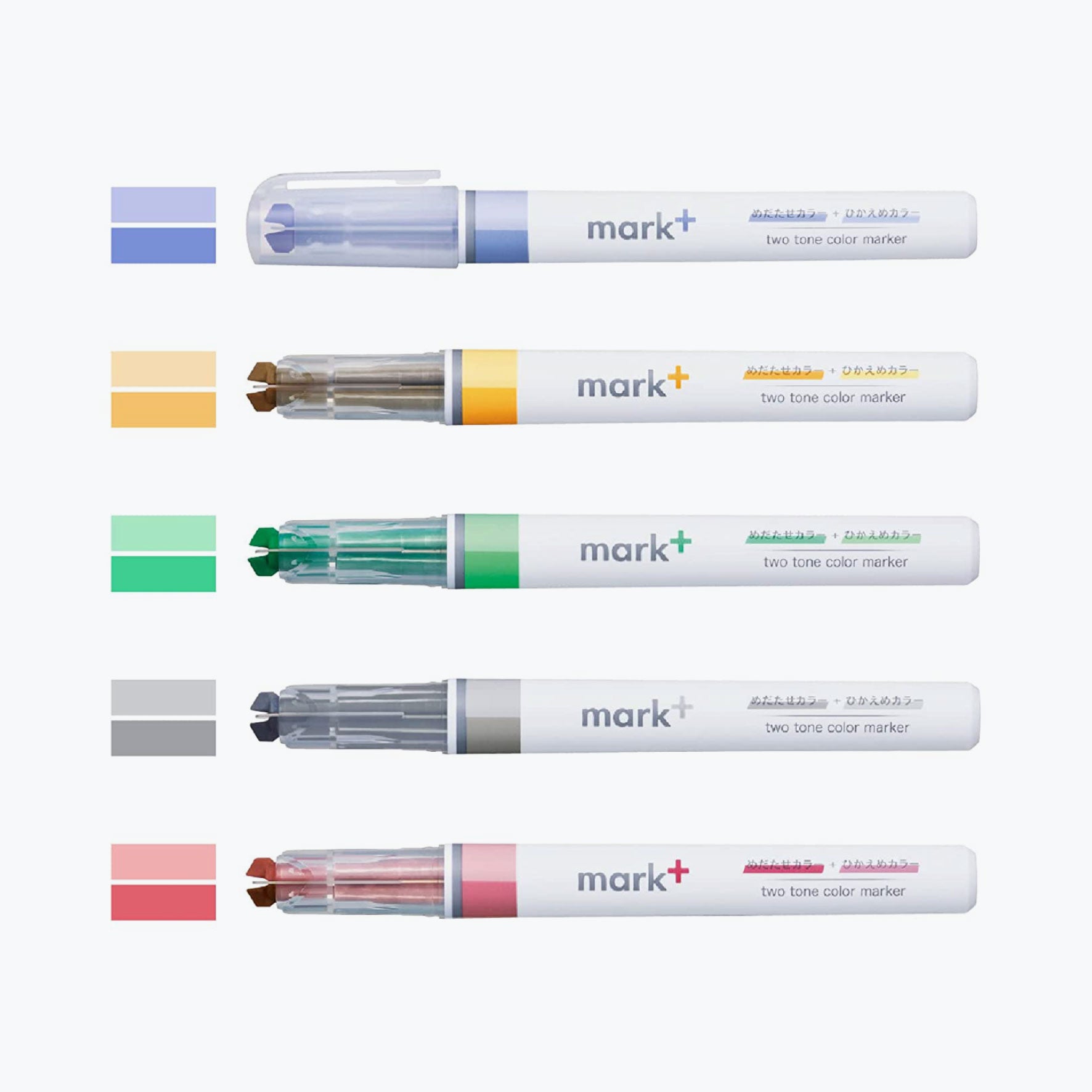 Kokuyo - Highlighter - Mark+ Dual Tone 2 [New Colours]