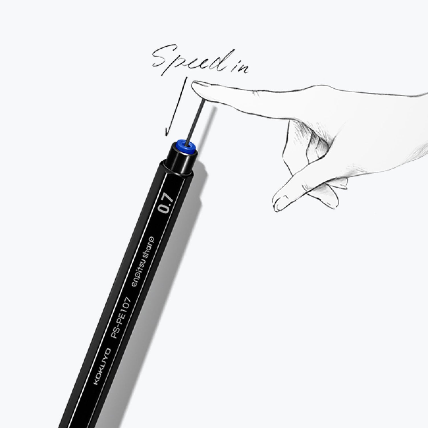 Kokuyo Mechanical Pencil Enpitsu White Bookbinders Design