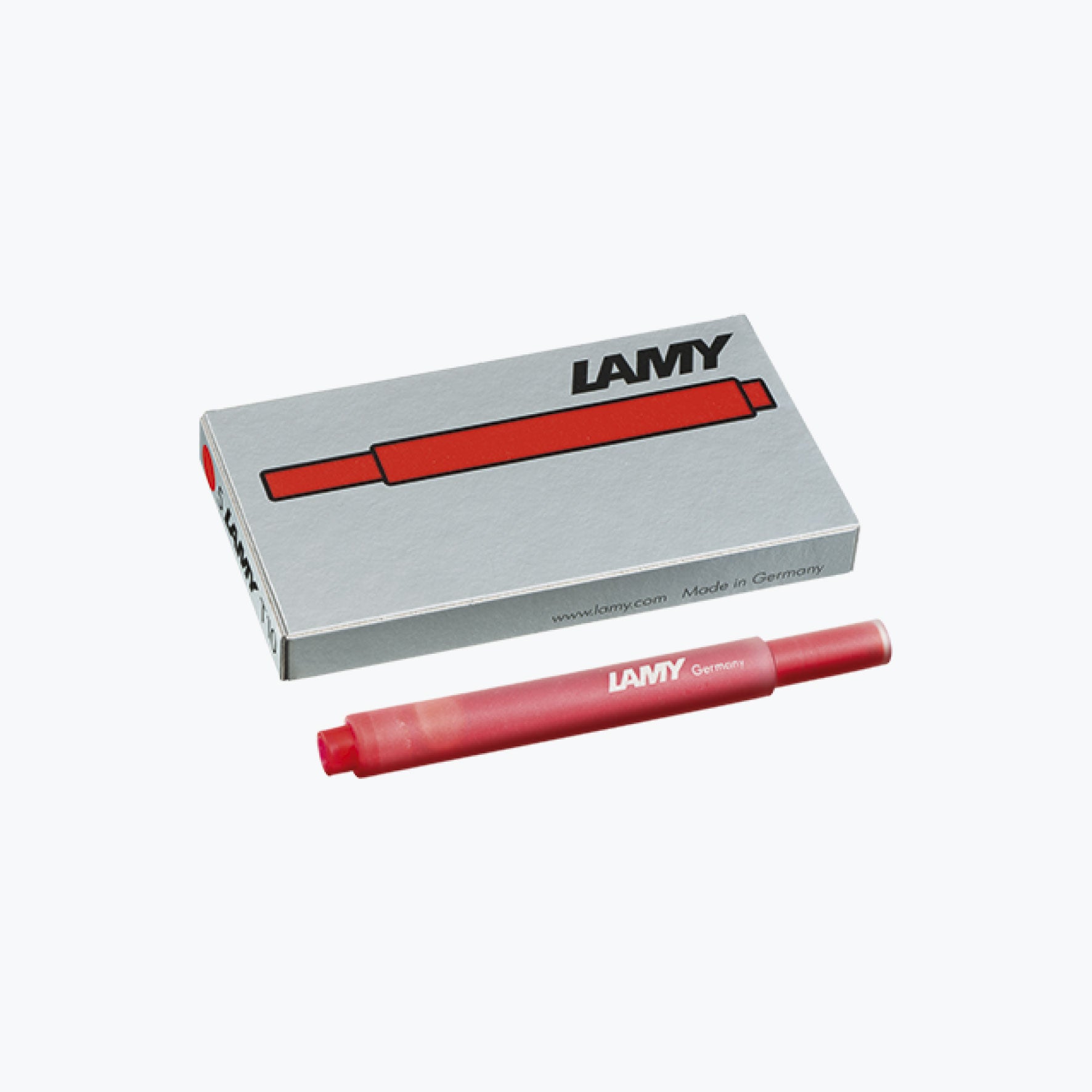 LAMY - Fountain Pen Ink - Cartridges - T10 - Red