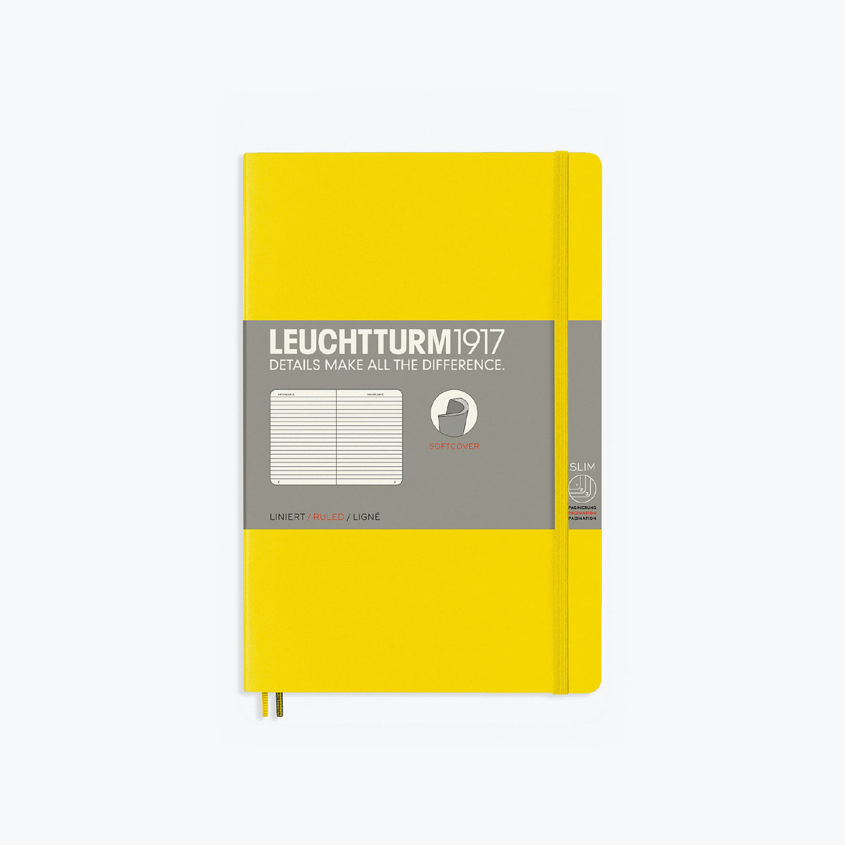 Leuchtturm1917 - Notebook - Softcover - B6+ - Lemon