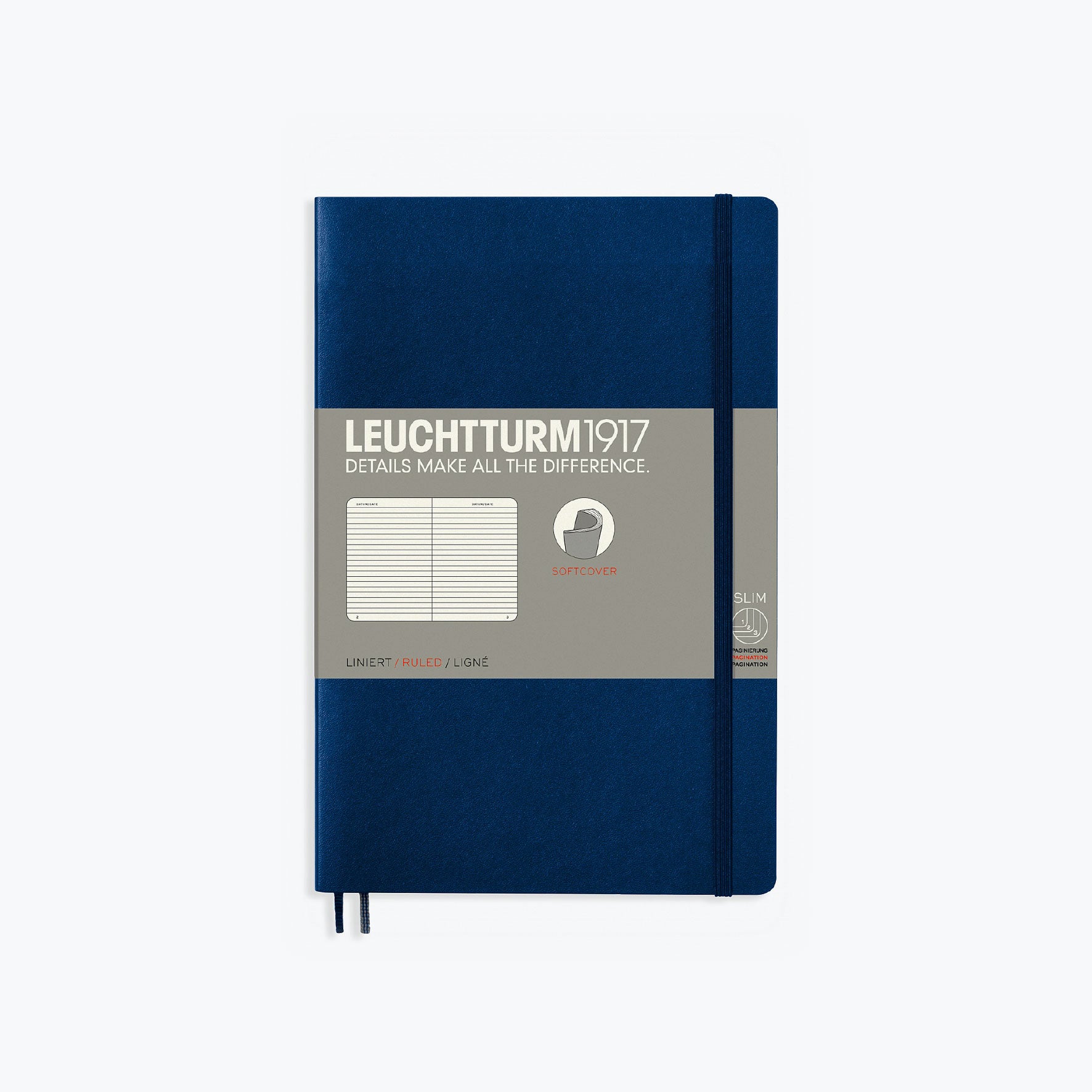 Leuchtturm1917 - Notebook - Softcover - B6+ - Navy