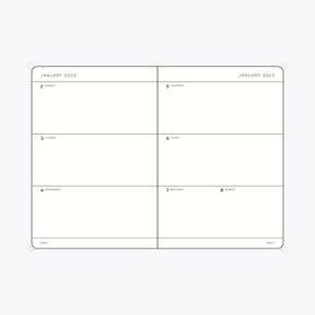 Leuchtturm1917 - 2024 Diary - Weekly Planner - A5 - Sage (Soft)