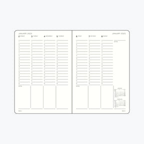 Leuchtturm1917 - 2024 Diary - Week Planner - A6 - Black