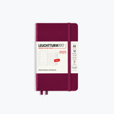 Leuchtturm1917 - 2024 Diary - Weekly Notebook - A6 - Port Red (Hard)