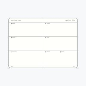 Leuchtturm1917 - 2024 Diary - Weekly Planner - A6 - Navy (Soft)