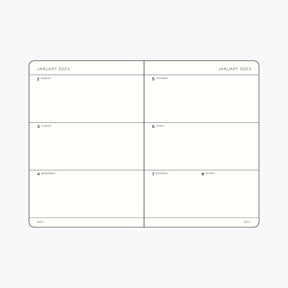 Leuchtturm1917 - 2024 Diary - Weekly Planner - A7 - Navy
