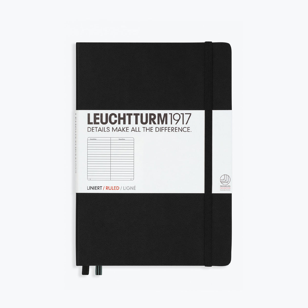 Leuchtturm1917 - Notebook - A5 - Black