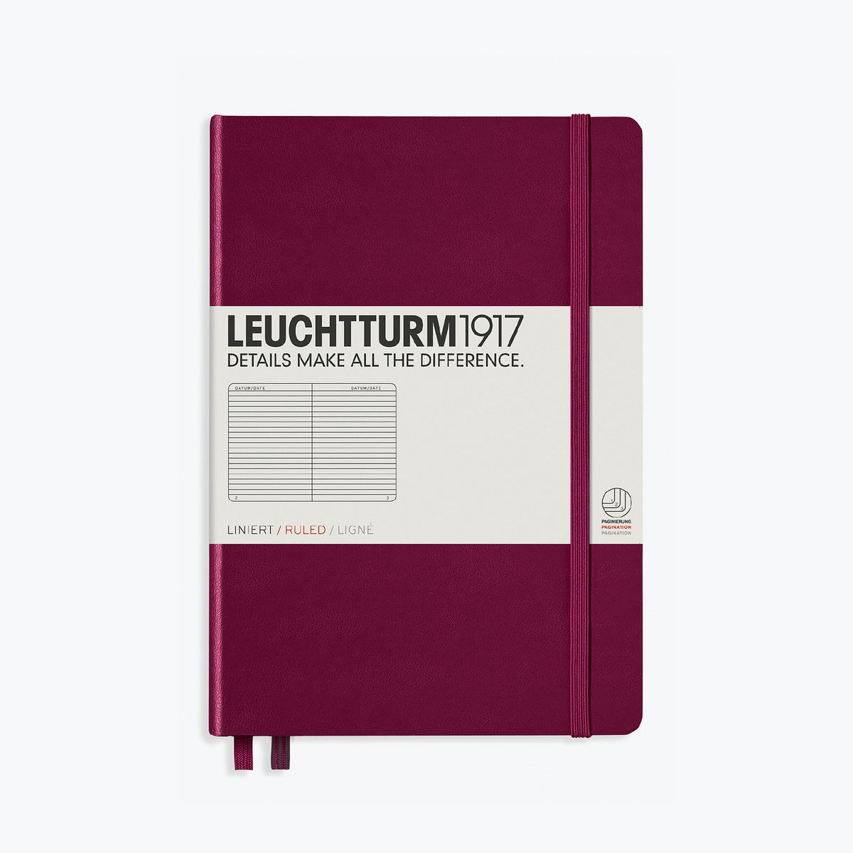 Leuchtturm1917 - Notebook - A5 - Port Red