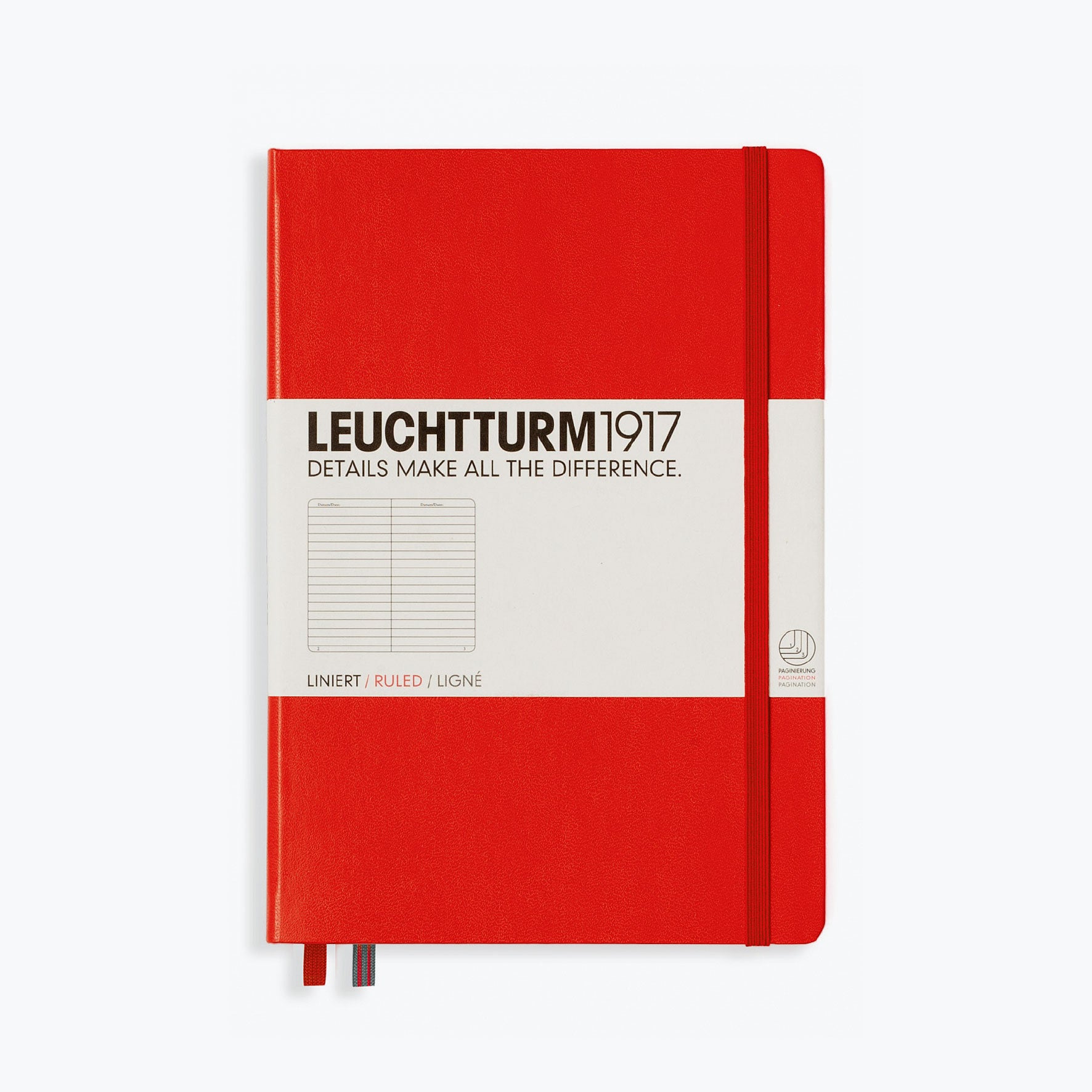 Leuchtturm1917 - Notebook - A5 - Red