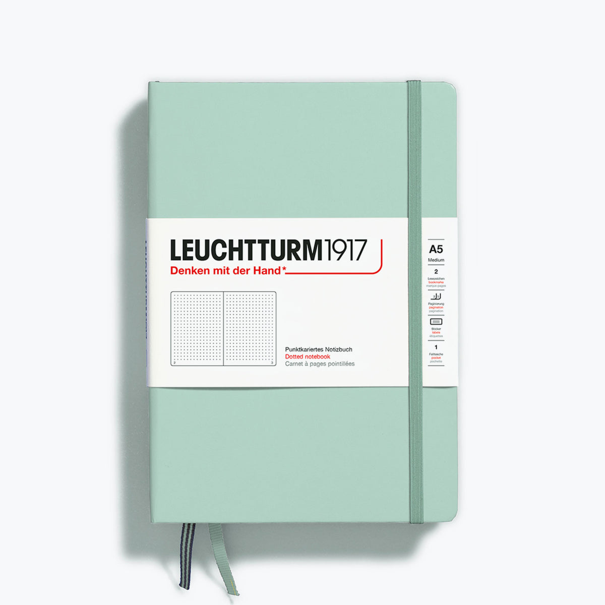 Leuchtturm1917 - Notebook - A5 - Natural - Mint Green