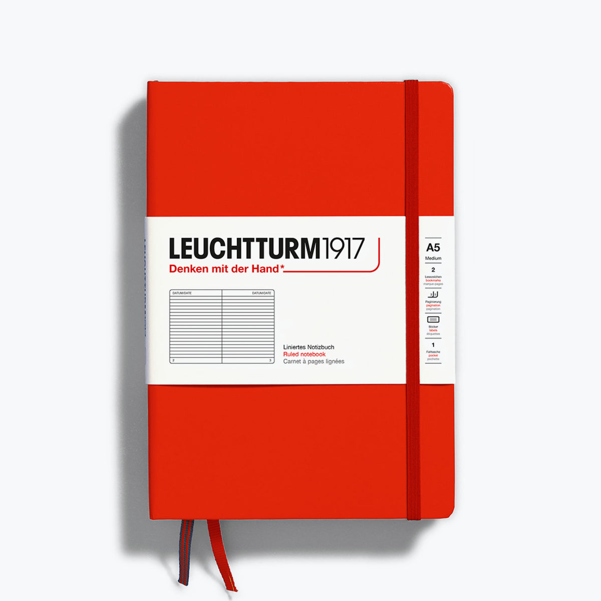 Leuchtturm1917 - Notebook - A5 - Natural - Fox Red