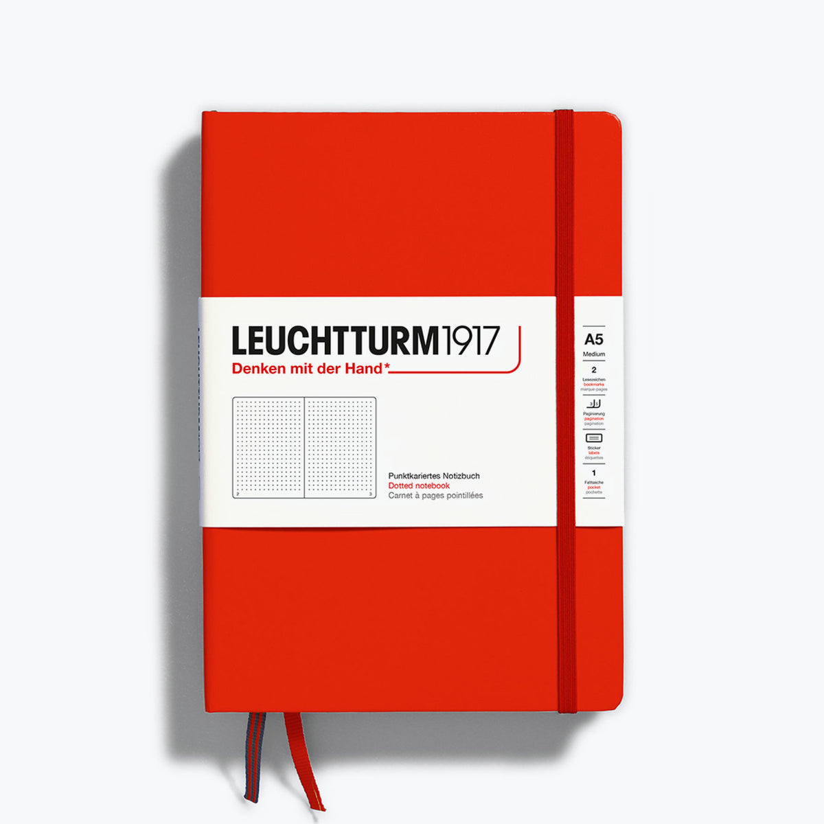 Leuchtturm1917 - Notebook - A5 - Natural - Fox Red