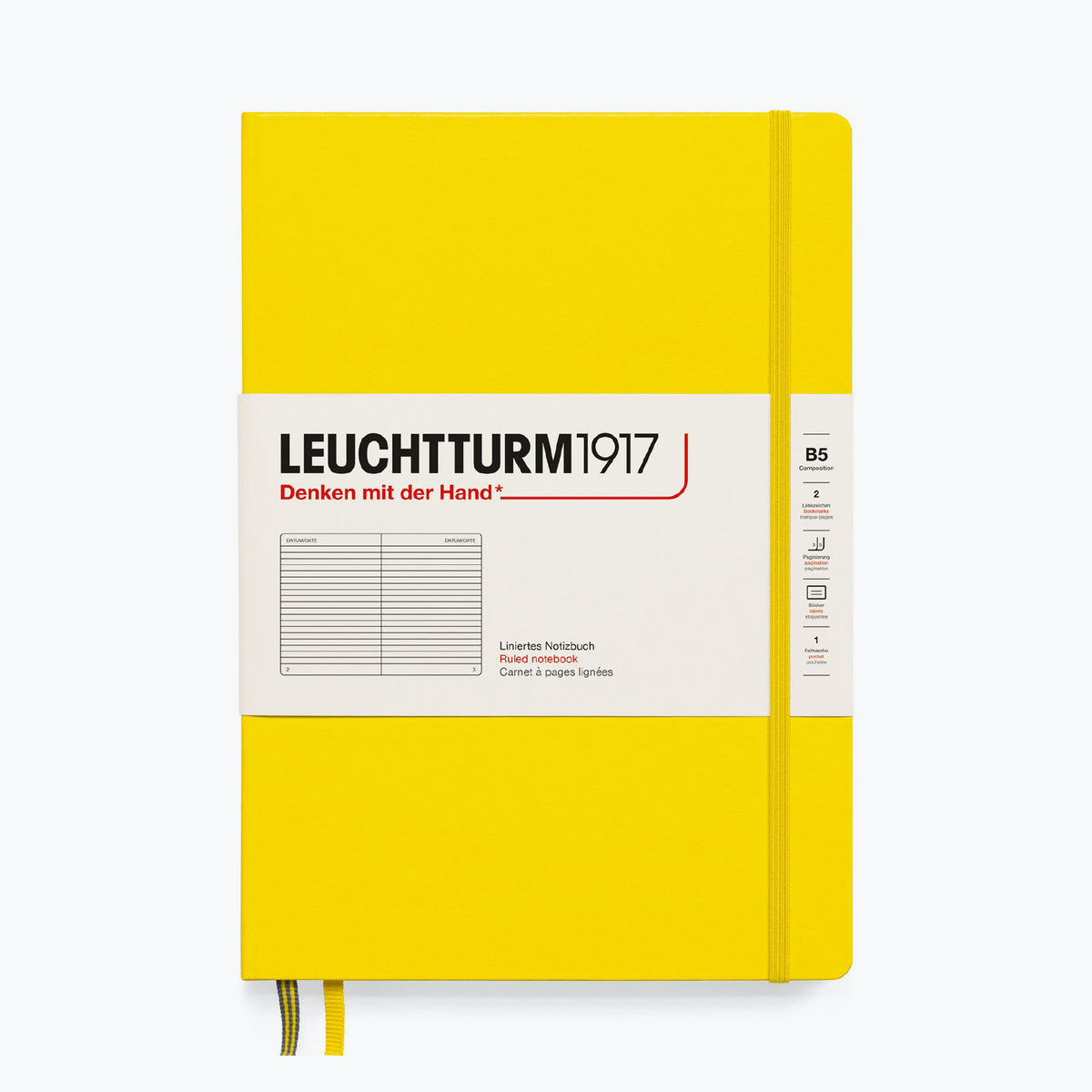 Leuchtturm1917 - Notebook - Hardcover - B5 - Lemon <Outgoing>