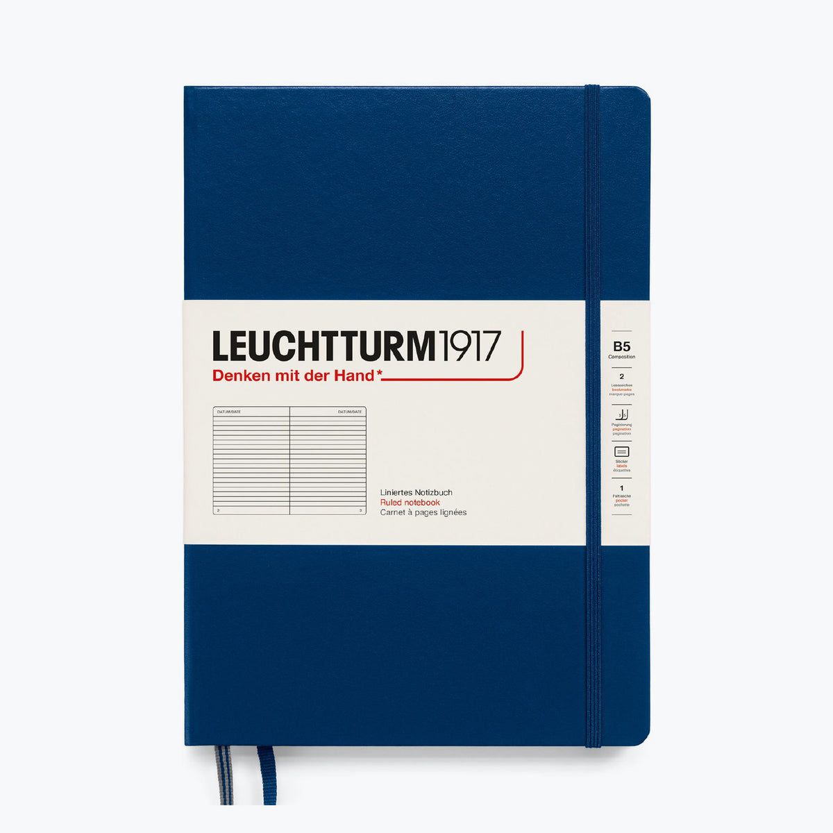 Leuchtturm1917 - Notebook - Hardcover - B5 - Navy
