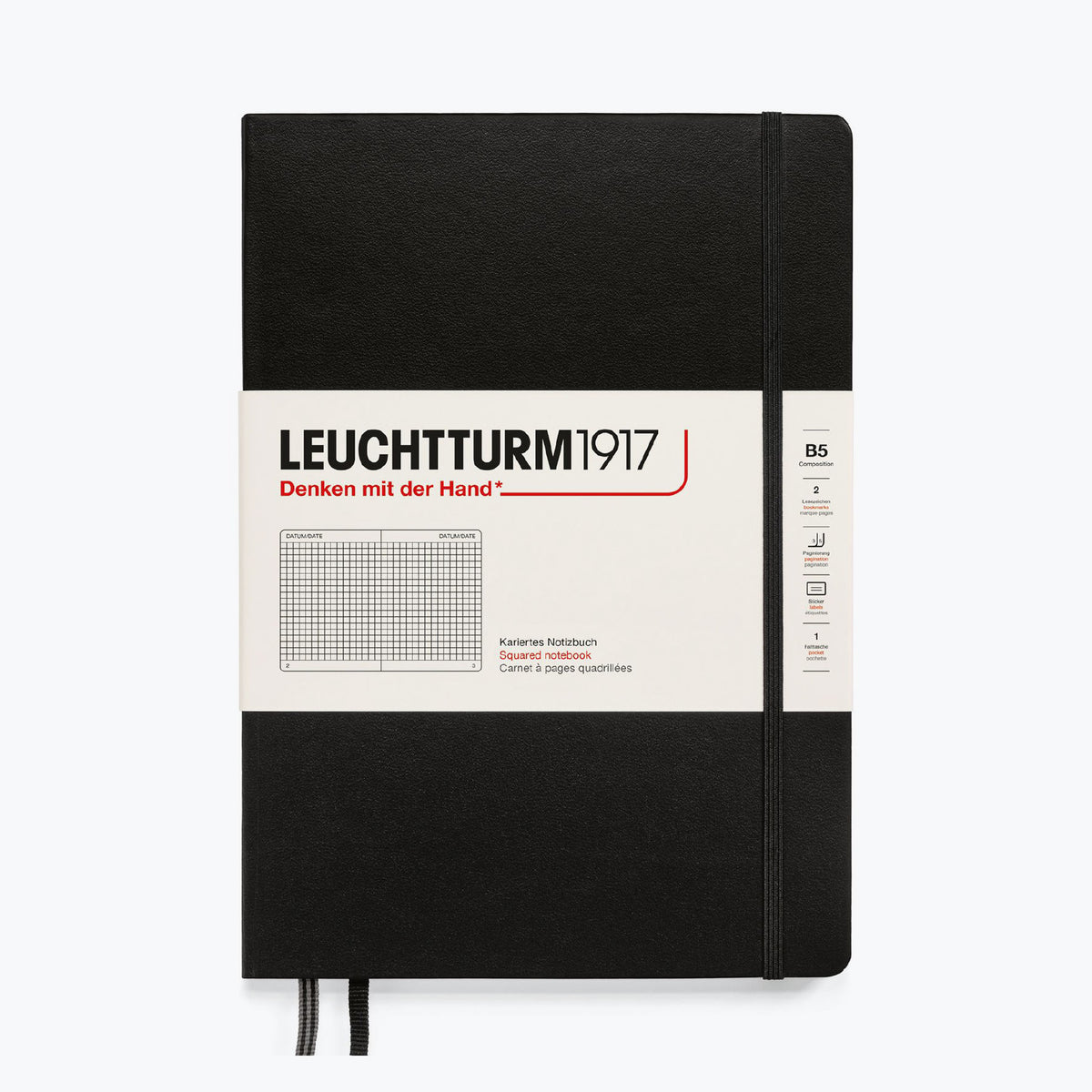 Leuchtturm1917 - Notebook - Hardcover - B5 - Black