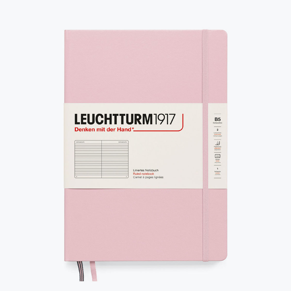 Leuchtturm1917 - Notebook - Hardcover - B5 - Powder <Outgoing>