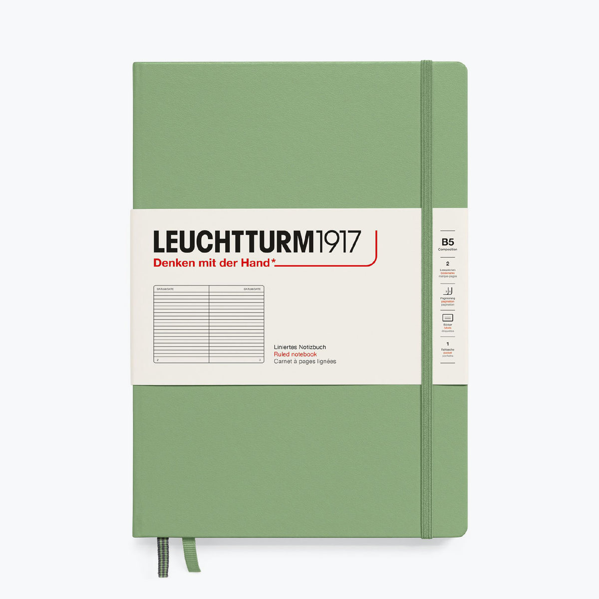 Leuchtturm1917 - Notebook - Hardcover - B5 - Sage