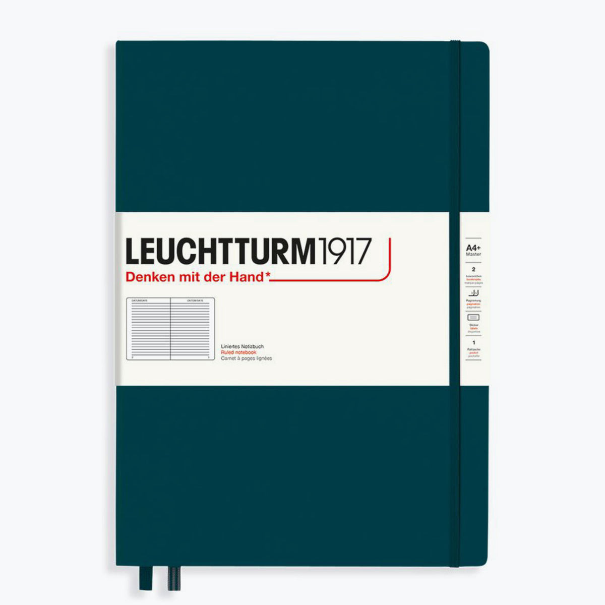 Leuchtturm1917 - Notebook - A4+ - Pacific Green