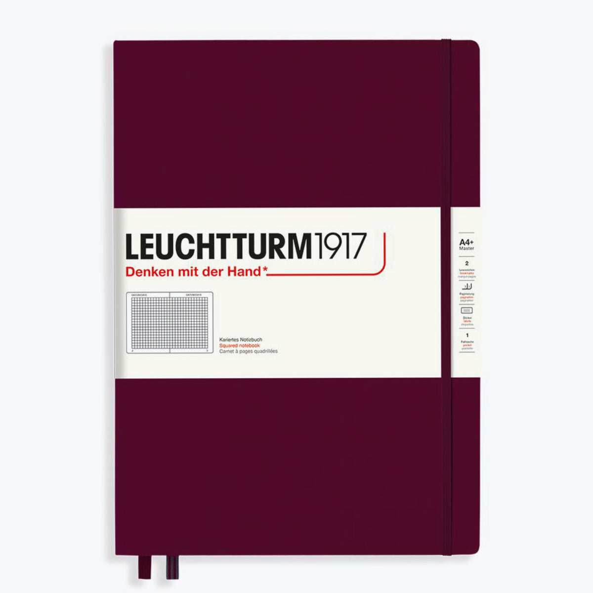Leuchtturm1917 - Notebook - A4+ - Port Red