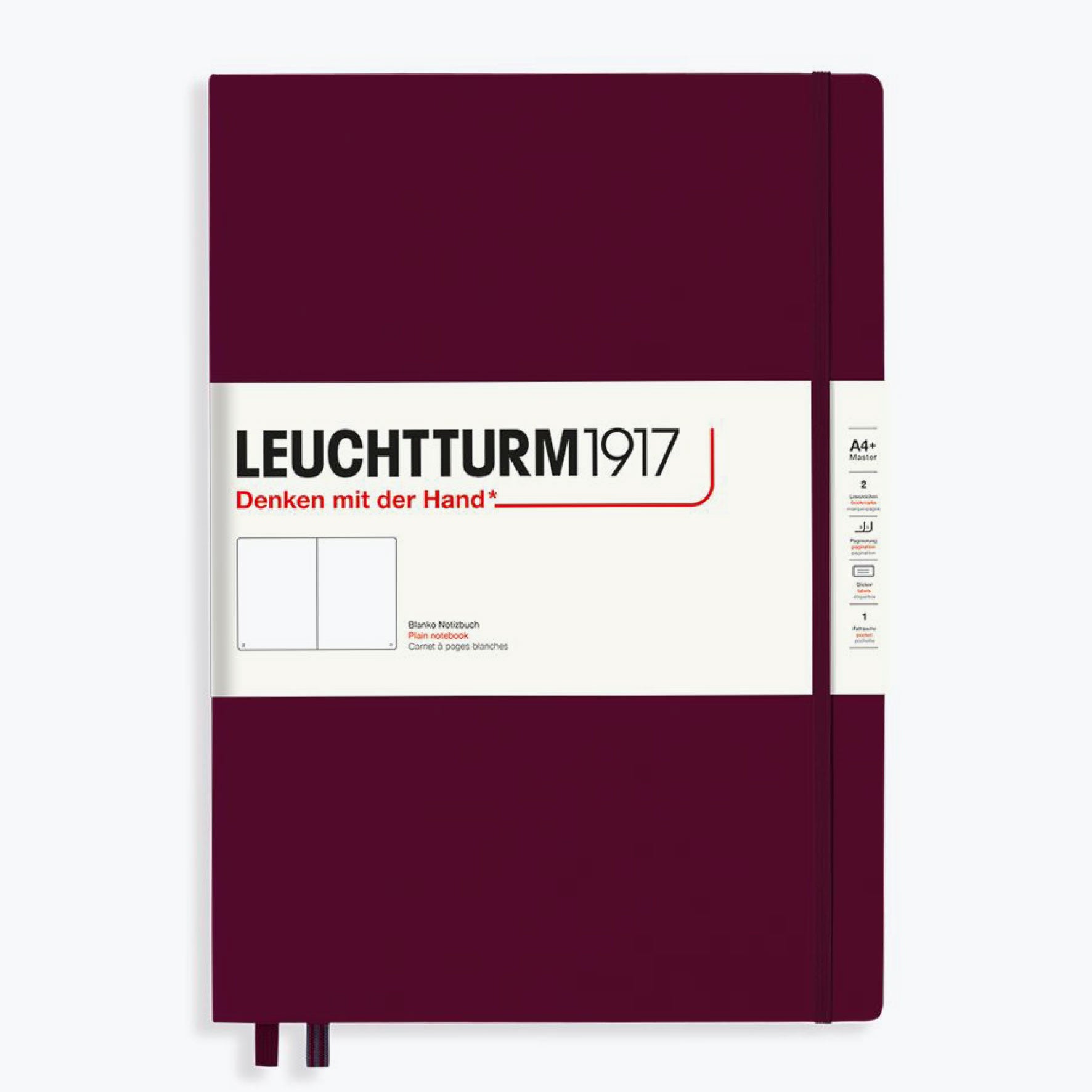 Leuchtturm1917 - Notebook - A4+ - Port Red