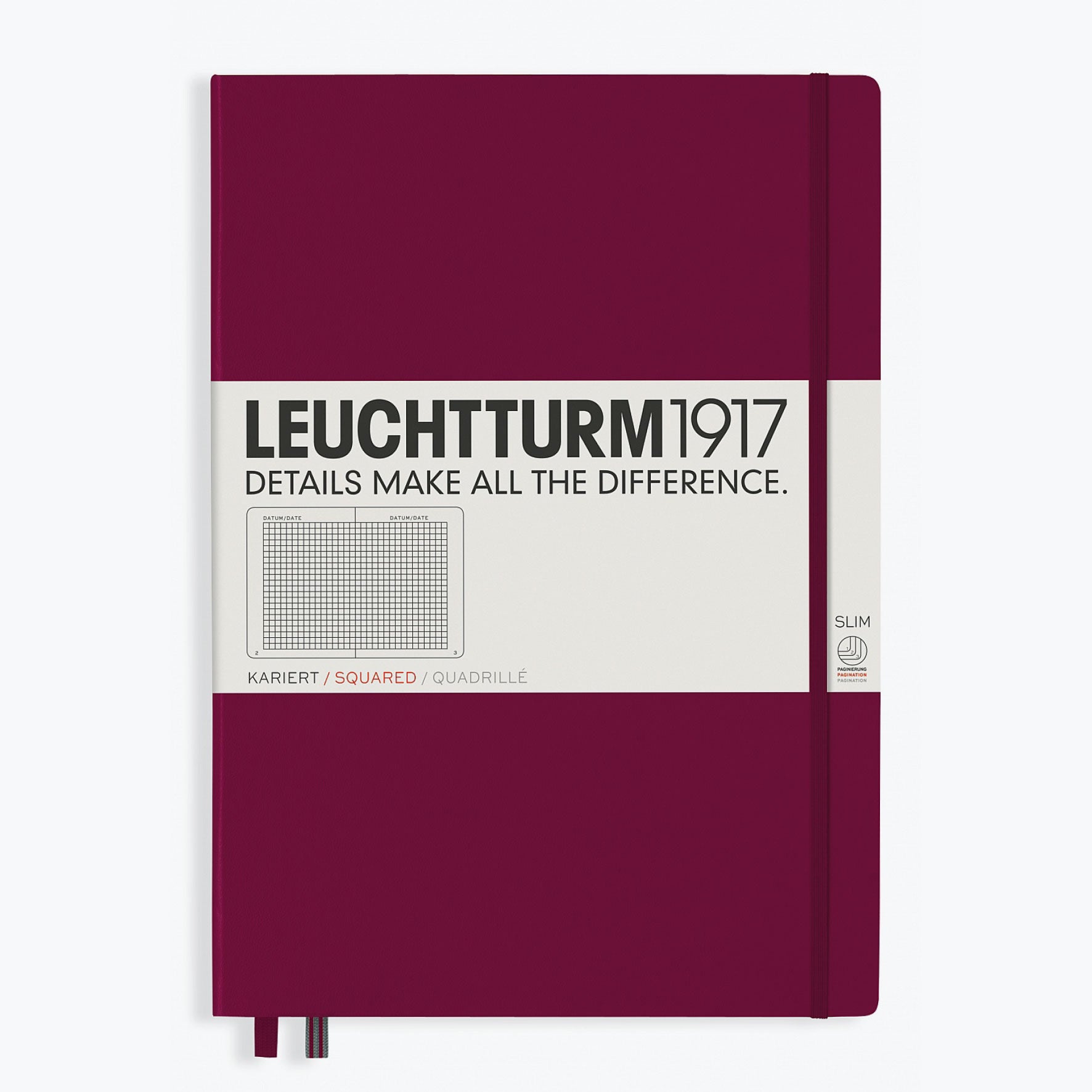 Leuchtturm1917 - Notebook - A4+ - Slim - Port Red