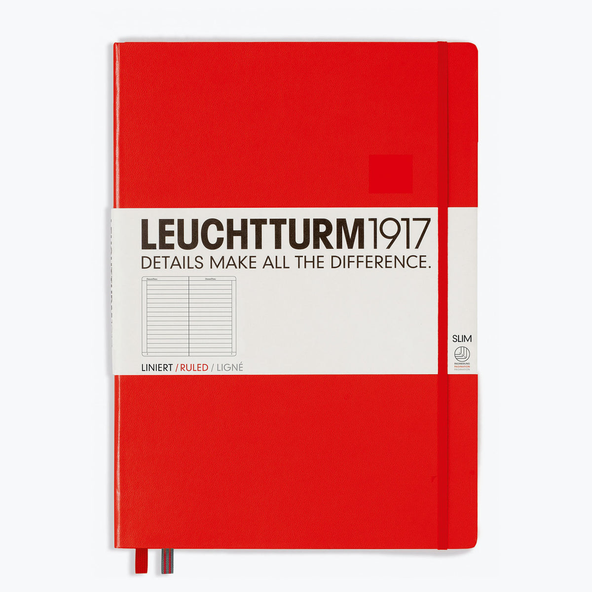 Leuchtturm1917 - Notebook - A4+ - Slim - Red <Outgoing>
