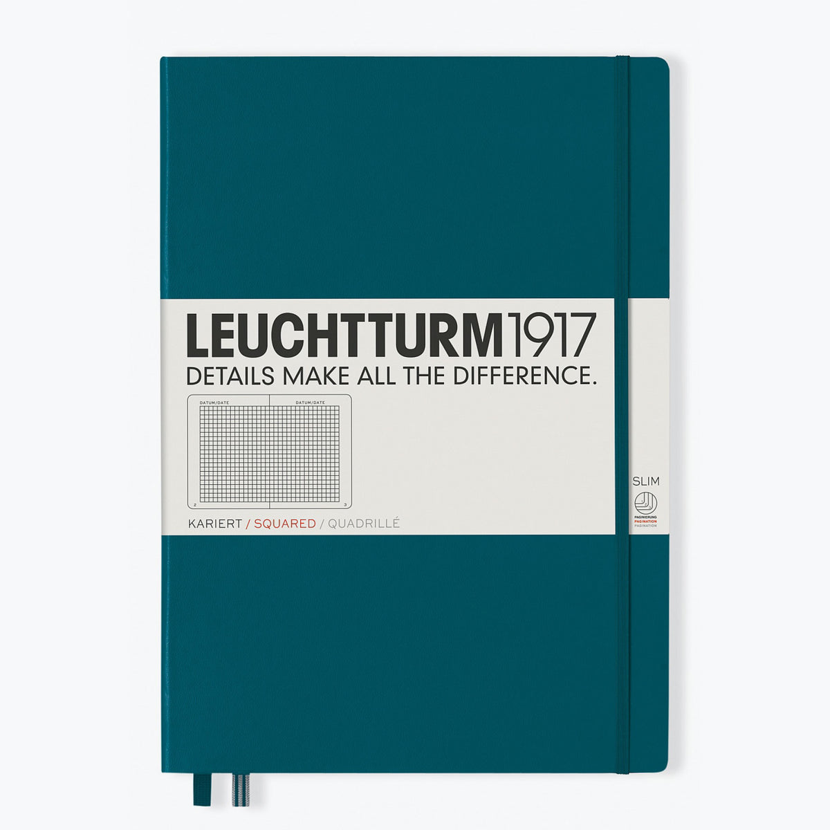 Leuchtturm1917 - Notebook - A4+ - Slim - Pacific Green