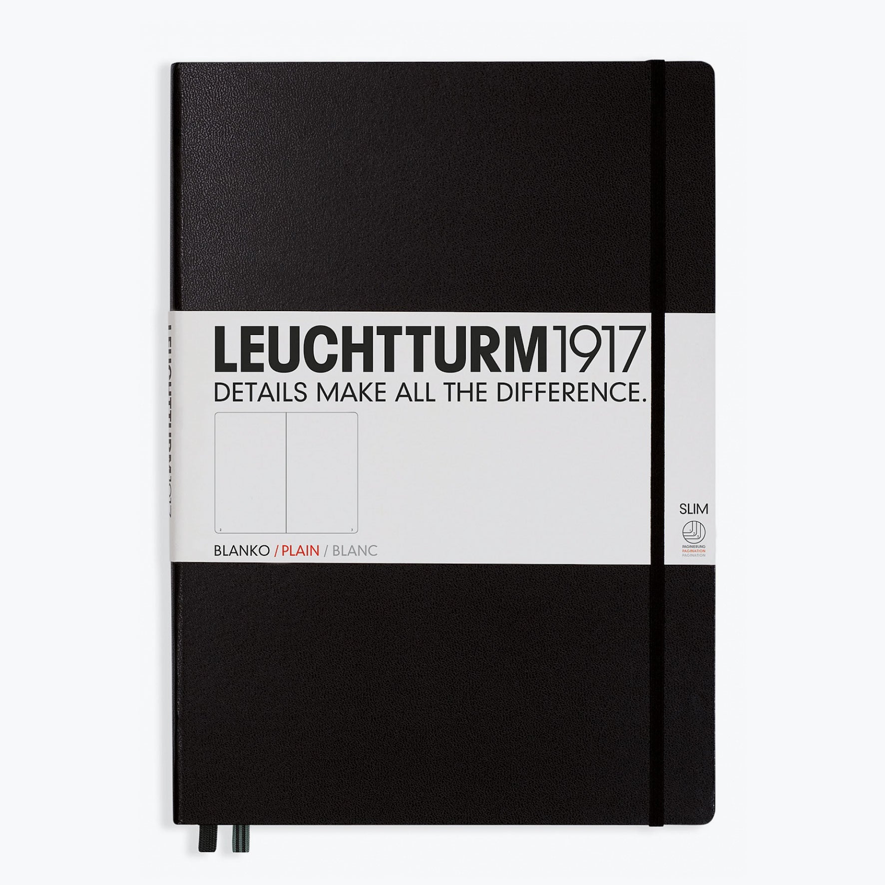 Leuchtturm1917 - Notebook - A4+ - Slim - Black