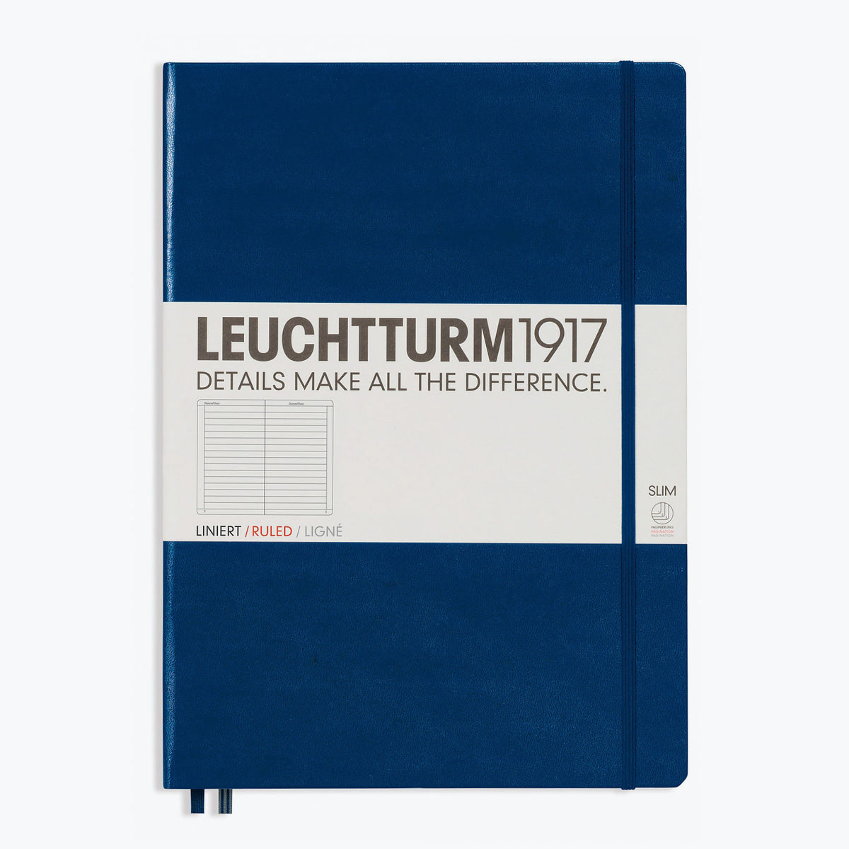 Leuchtturm1917 - Notebook - A4+ - Slim - Navy