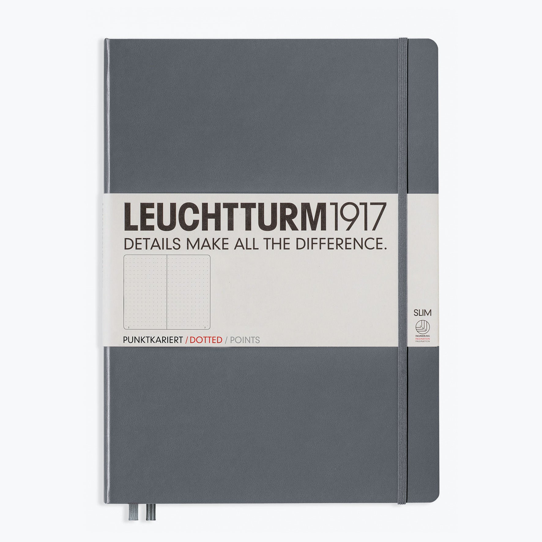 Leuchtturm1917 - Notebook - A4+ - Slim - Anthracite <Outgoing>