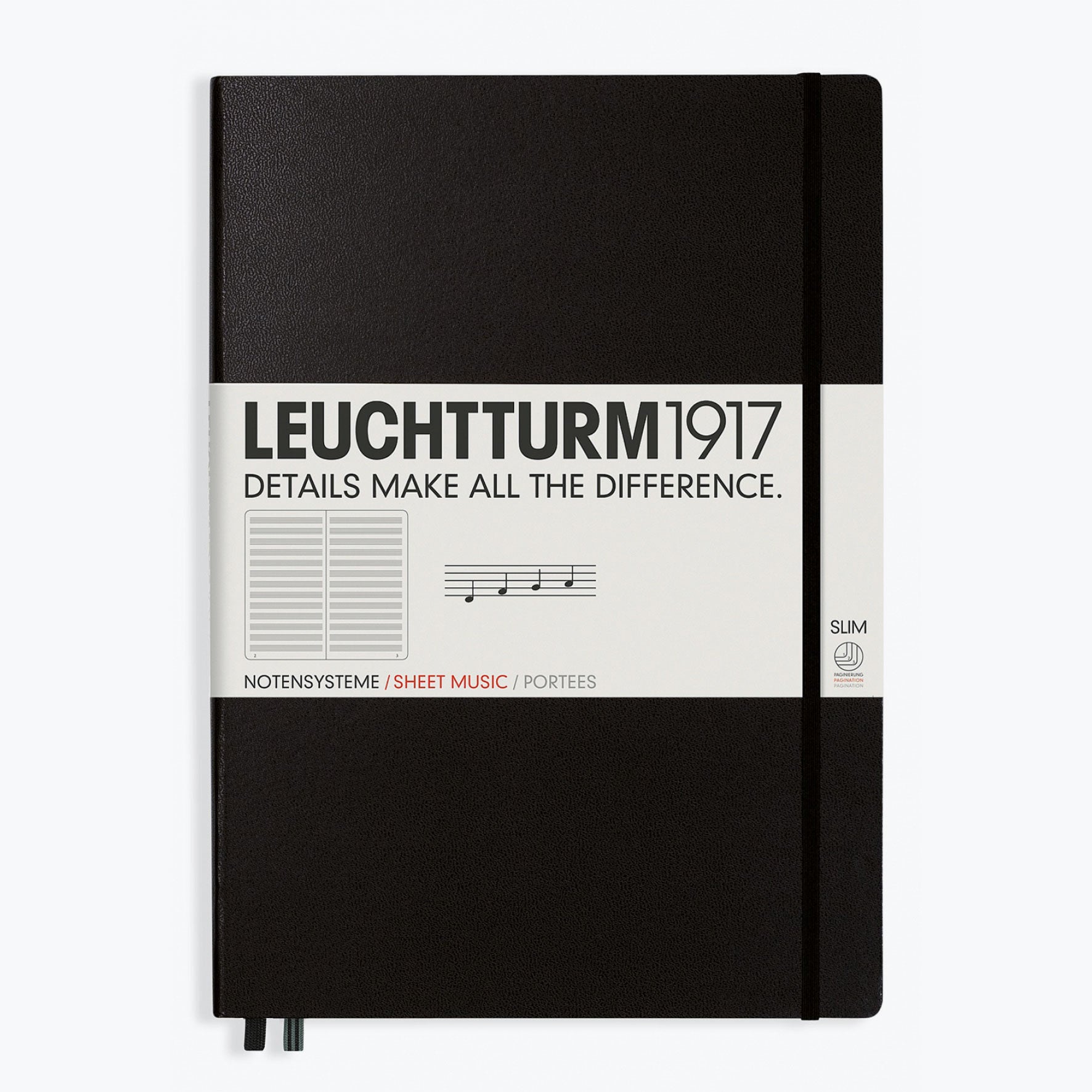 Leuchtturm1917 - Notebook - A4+ - Staves