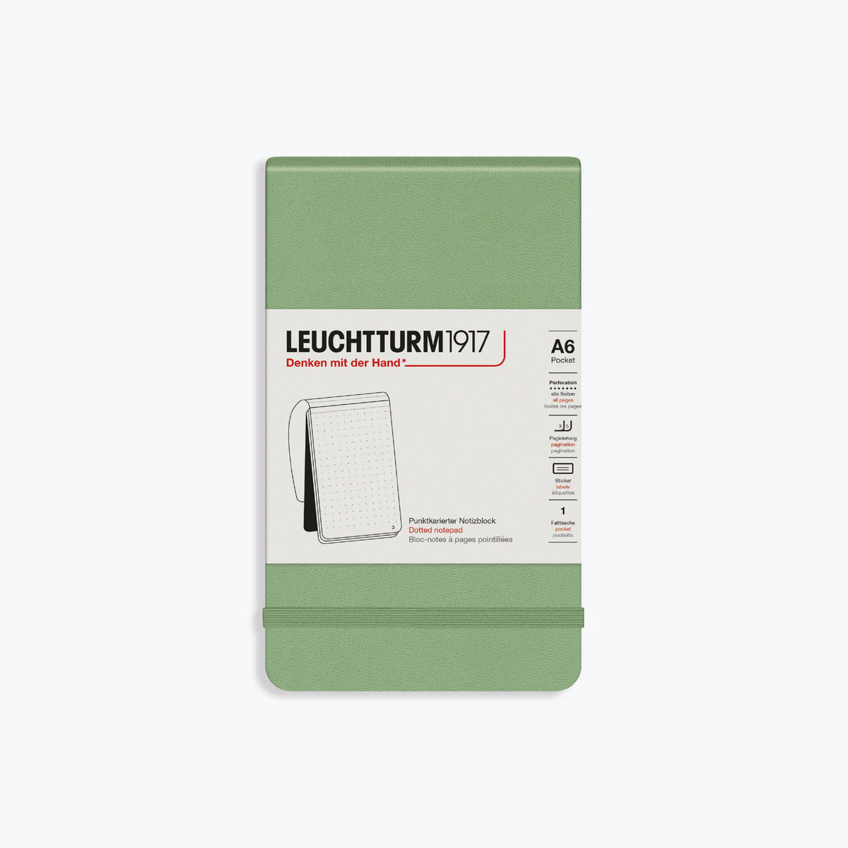 Leuchtturm1917 - Notebook - Reporter Notepad - Sage