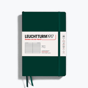 Leuchtturm1917 - Notebook - Softcover - A5 - Natural - Forest Green