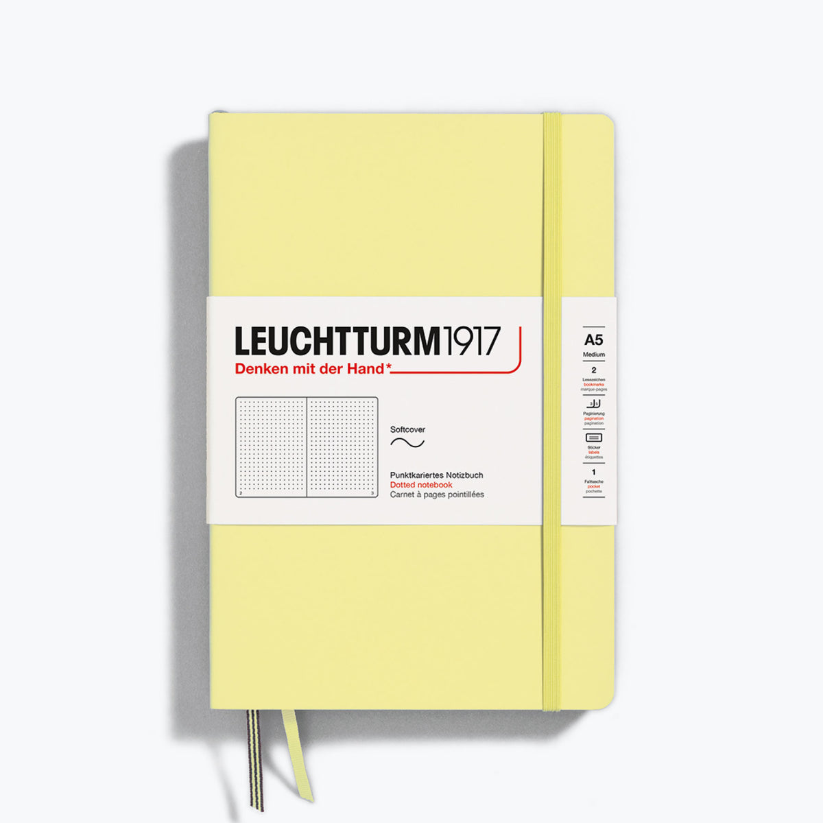Leuchtturm1917 - Notebook - Softcover - A5 - Vanilla <Outgoing>